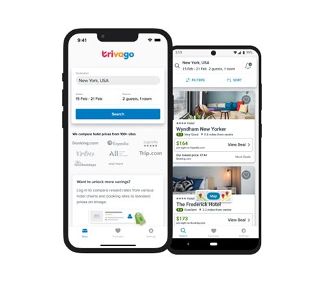 With the trivago app, the ideal hotel is in your hands..